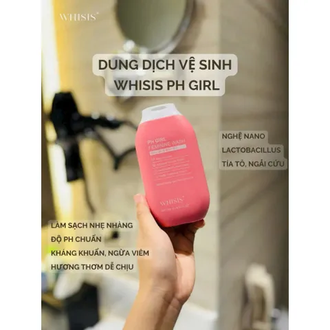 NƯỚC HOA VÙNG KÍN WHISIS SWEET GIRL & DUNG DỊCH VỆ SINH PH GIRL WHISIS