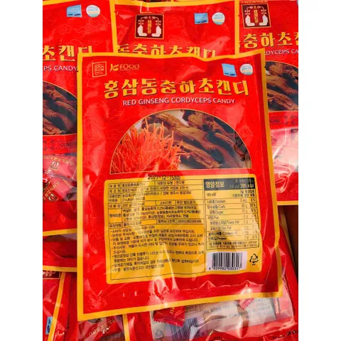 KẸO SÂM ĐÔNG TRÙNG DODAMPOS CM (200gr/gói)