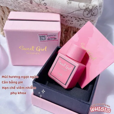 NƯỚC HOA VÙNG KÍN WHISIS SWEET GIRL & DUNG DỊCH VỆ SINH PH GIRL WHISIS