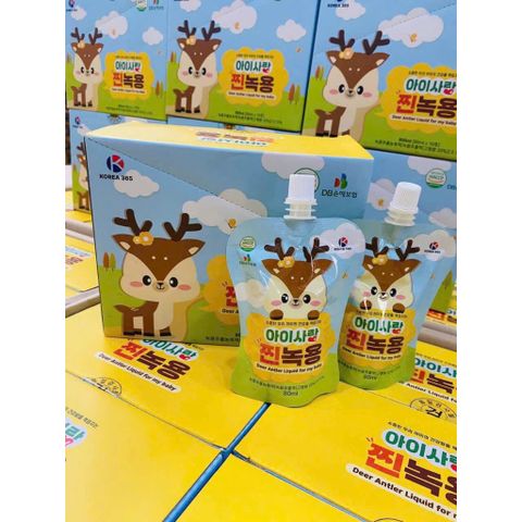 NƯỚC GẠC NHUNG HƯƠU 365 BABY HÀN QUỐC BÍ QUYẾT GIÚP BÉ ĂN NGON & KHỎE MẠNH