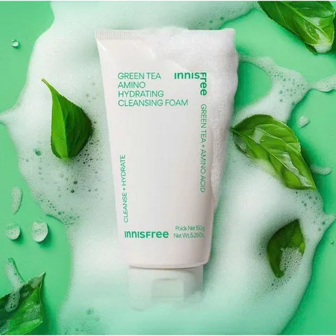 Sửa rửa mặt Innisfree Green Tea Foam Cleanser mẫu mới 150g