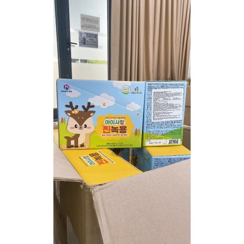 NƯỚC GẠC NHUNG HƯƠU 365 BABY HÀN QUỐC BÍ QUYẾT GIÚP BÉ ĂN NGON & KHỎE MẠNH