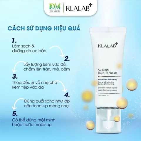 KEM DƯỠNG KLALAB+ Calming Tone Up Cream 70ML