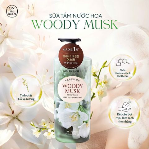 SỮA TẮM ON THE BODY PHIÊN BẢN NÂNG CẤP THƠM LÂU, MỀM MỊN DA 1100ML