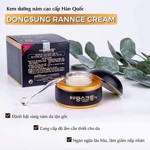 KEM DƯỠNG HỖ TRỢ GIẢM NÁM TÀN NHAN THÂM SẠM PHỤC HỒI DA DONGSUNG RANNCE CREAM 70GR HÀN QUỐC Chiết xuất hoa Chamomile