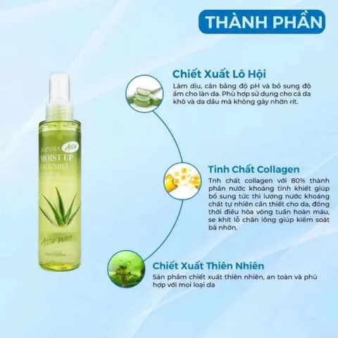 XỊT KHOÁNG LÔ HỘI ASPASIA CẤP ẨM TỨC THÌ, DA MÁT LẠNH SẢNG KHỎE 150ML
