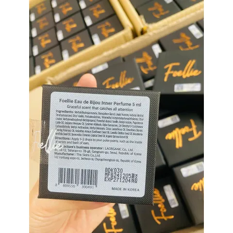 Nước Hoa Vùng Kín Foellie 5ml chính hãng