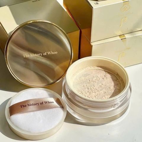 Phấn phủ bột siêu mịn Whoo Mi Jewelry Powder Kiểm soát dầu bắt sáng tự nhiên kết cấu mỏng nhẹ