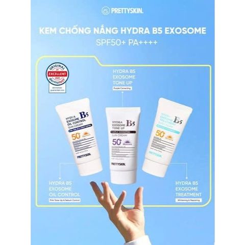 KEM CHỐNG NẮNG PHỤC HỒI HYDRA B5 EXOSOME CHỐNG NẮNG KẾT HỢP PHỤC HỒI DA