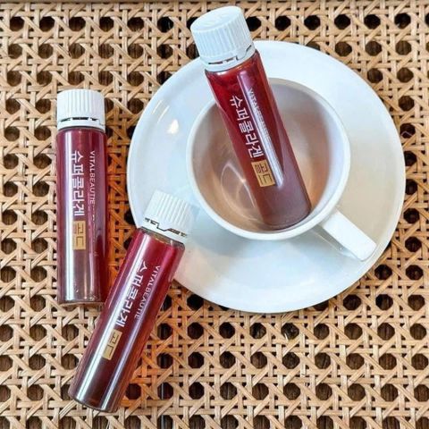 Super Collagen VB Hàn Quốc nước uống 5 ống vị trái dâu thơm chua ngọt