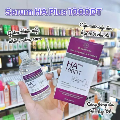 Serum HA Plus 100DT cung cấp độ ẩm tối đa, giúp da mềm mịn, tươi tắn 100ml