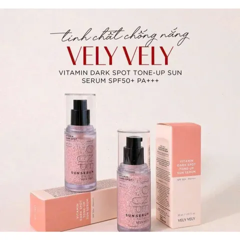 Serum chống nắng VELY VELY Vitamin Dark Spot Tone-up Sun Serum SPF50+ PA++++