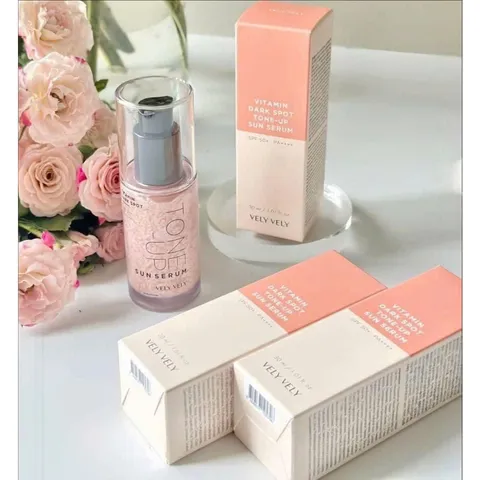 Serum chống nắng VELY VELY Vitamin Dark Spot Tone-up Sun Serum SPF50+ PA++++