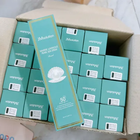 Xịt Chống Nắng JM Solution Marine Luminous Pearl Sun Spray GC Hàn Quốc Lọ 180mL Spf50++++ Giúp Bảo Vệ Làn Da