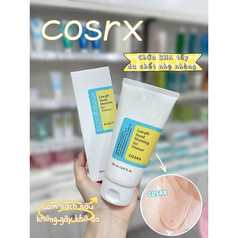 SỮA RỬA MẶT COSRX GOOD MORNING LOW pH GEL 150ML MẪU MỚI NHẤT