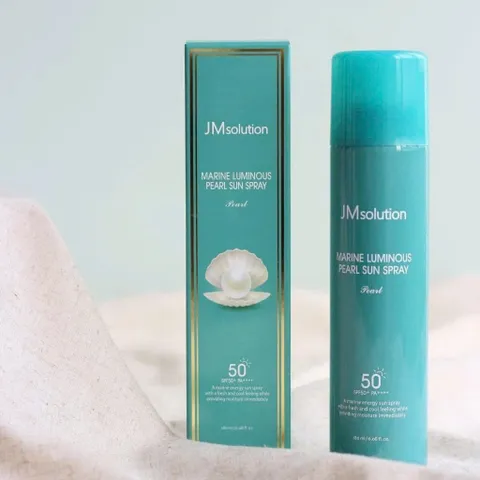 Xịt Chống Nắng JM Solution Marine Luminous Pearl Sun Spray GC Hàn Quốc Lọ 180mL Spf50++++ Giúp Bảo Vệ Làn Da