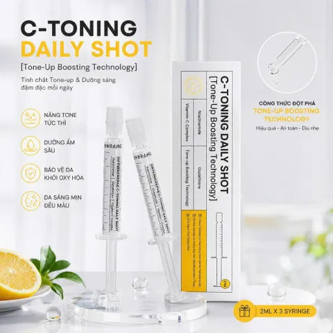 BÚT XÓA NÁM C-TONING DAILY SHOT Công thức Tone-Up Boosting Technology