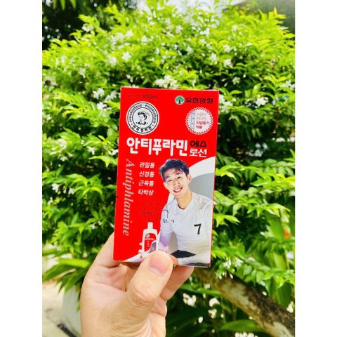 Dầu Nóng Xoa Bóp Hàn Quốc Antiphlamine 100ml/chai có thanh lăn massage bên hông