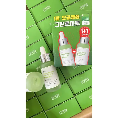 SERUM CÀ CHUA XANH SUNGBOON SE KHÍT LỖ CHÂN LÔNG 30ML & 30ML FULL BOX