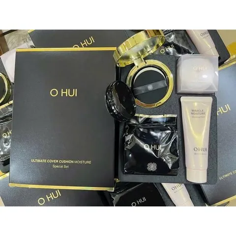 Set Phấn nước Ohui Ultimate Cover Cushion moisture SPF50+/PA+++