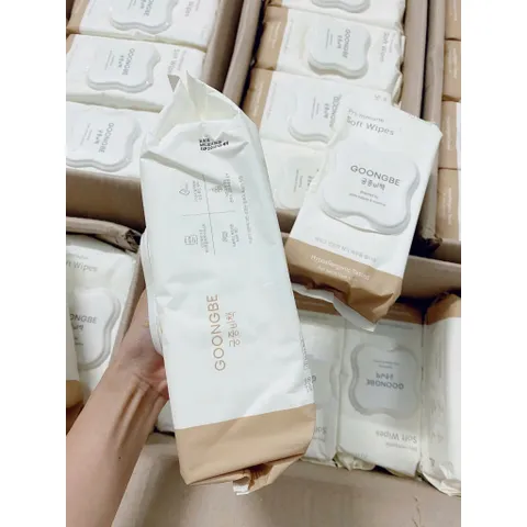 Khăn Ướt Cho Bé Sơ Sinh GOONGBE Primmune Soft Wipes cực xịn