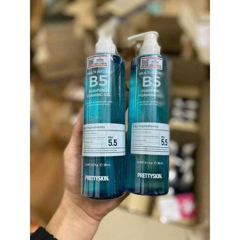 SỮA RỬA MẶT DẠNG GEL B5 PRETTYSKIN 300ml