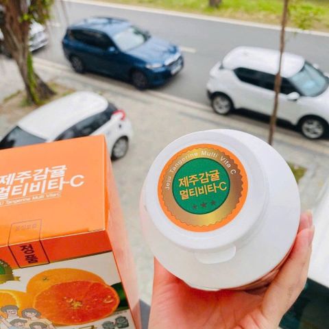 VIÊN NGẬM VITAMIN C JEJU TANGERINE VITA HÀN QUỐC 334 VIÊN
