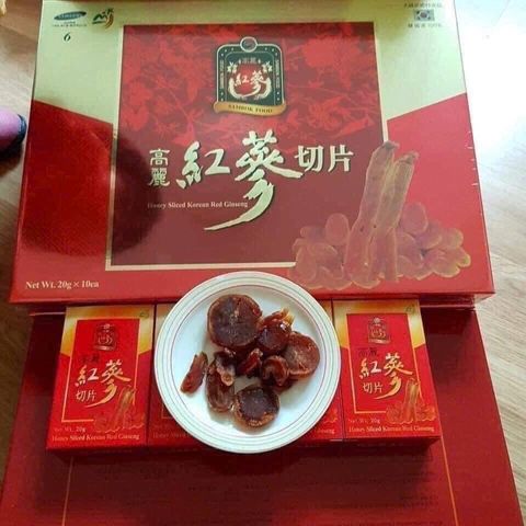 HỒNG SÂM THÁI LÁT TẨM MẬT ONG SAMBOK