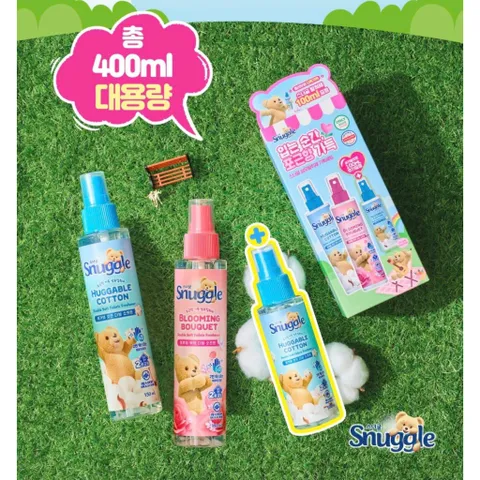 Xịt thơm quần áo SNUGGLE Hàn Quốc combo 3 chai dùng được cho em bé
