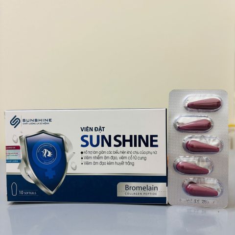 Viên đặt SUNSHINE - hỗ trợ giảm khô, làm sạch cho cô bé