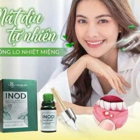 Tinh dầu hôi miệng Inod giảm hôi miệng ngừa sâu răng viêm lợi nhiệt miệng ê buốt răng hiệu quả