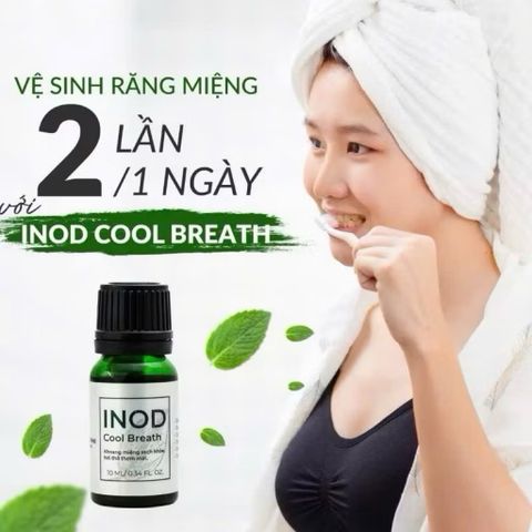Tinh dầu hôi miệng Inod giảm hôi miệng ngừa sâu răng viêm lợi nhiệt miệng ê buốt răng hiệu quả
