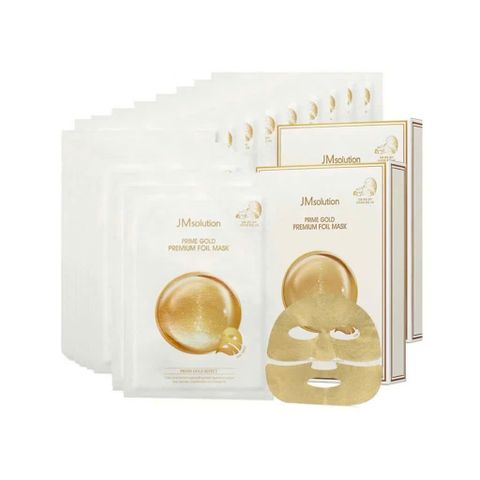 Hộp 10 miếng Mặt nạ JMsolution tinh chất 24K Prime Gold Intensive Mask, mặt nạ săn chắc da (10 miếng/1 hộp) Chính hãng