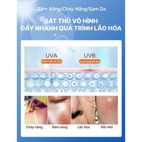 Xịt chống nắng chống nắng dưỡng ẩm SPF50+PA+++ Sunscreen Spray