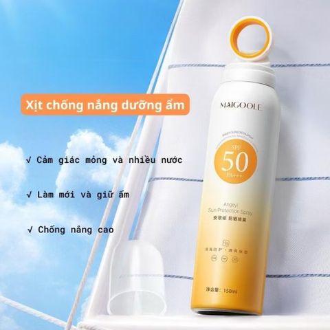 Xịt chống nắng chống nắng dưỡng ẩm SPF50+PA+++ Sunscreen Spray