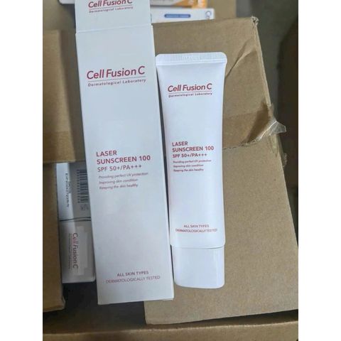 Kem Chống Nắng CELL FUSION C 100 SPF50+ PA +++ Hàn Quốc Dưỡng Trắng và Nâng Tone cho mọi loại da