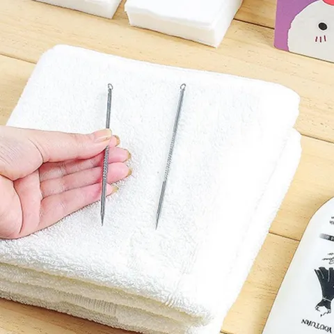 Combo 5 Cây nặn mụn 2 đầu - que nặn mụn thời thượng inox