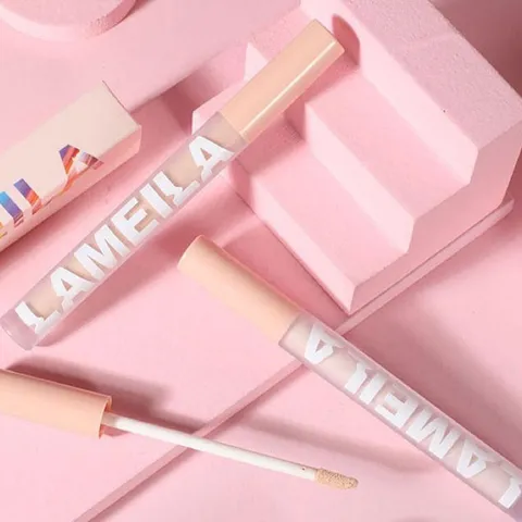 HOT Kem Che yếu điểm Mịn Lì Kiểm LAMEILA sáng bóng loáng giữ ẩm kiềm dầu make up lâu trôi 2 sắc màu tùy chọn