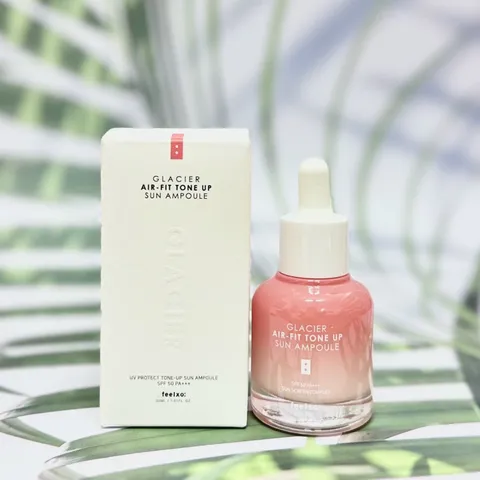 Tinh Chất Chống Nắng Dưỡng Trắng Nâng Tone Feelxo Glacier Air- Fit Tone Up Sun Ampoule SPF50+/PA+++ 30ML