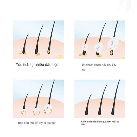 Dầu gội khô dạng xịt an toàn không cần nước dùng cho nam, nữ không bết tóc