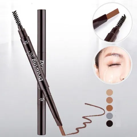 HOT Chì Kẻ Mày Drawing Color Geometry Eyebrow hai đầu chống hút nước