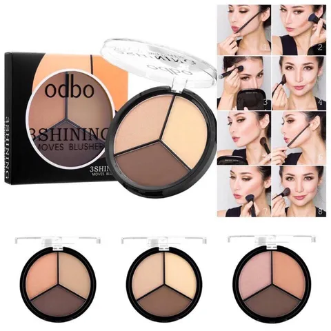 PHẤN TẠO KHỐI ODBO 3SHINING MOVES BLUSHER OD189