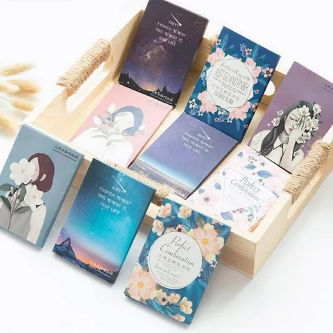 HOT Giấy Thấm Dầu Một Gói 50 Miếng trong nước Trung làm chủ dầu thừa ngấm dầu trên da hiệu quả