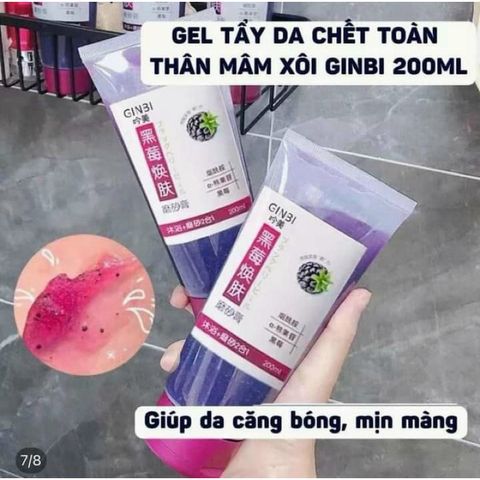 Tẩy Tế Bào Chết GINBI Hương Mâm Xôi