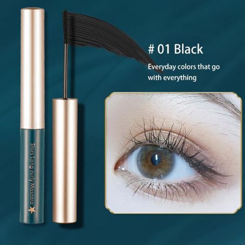 HOT Mascara sợi nhỏ chuốt mi dài cong dày không giột nước giữ lâu