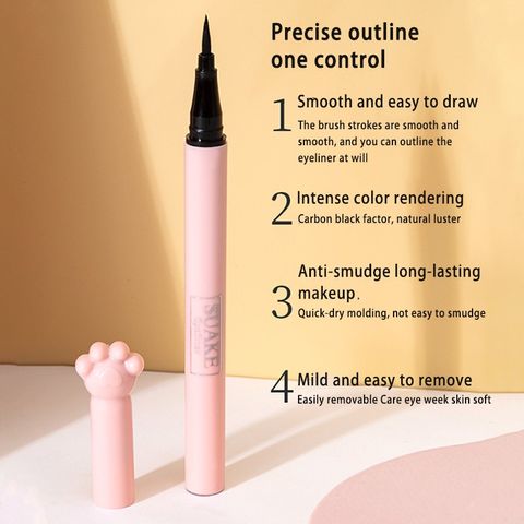 HOT Bút Kẻ Mắt SUAKE Dạng Lỏng black color kháng nước không nhòe make up lâu trôi