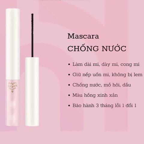 Mascara không thấm nước và mồ hôi lâu trôi làm cong dài mi đầu cọ nhỏ nội địa trung chính hãng