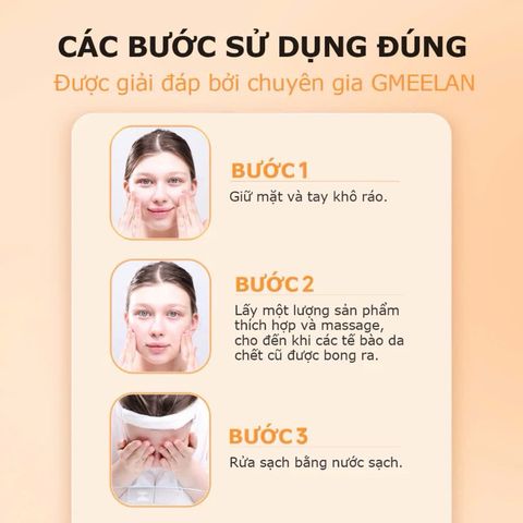 Gel Tẩy Tế Bào Chết Da Mặt Tác Động Cam Enzymes 50g
