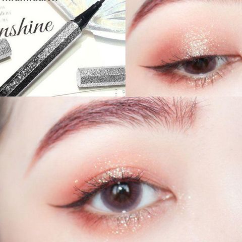 HOT Bút Kẻ Mắt Dạng Lỏng Đầu Cọ Mềm Kháng Nước Chống các giọt mồ hôi Lâu Trôi Và Không Nhòe