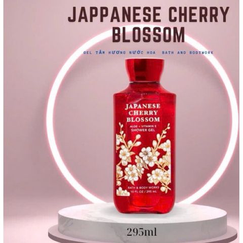 Sữa tắm gel tắm Shower gel Japanese Cherry Blossom Bath And Body Works 295ml